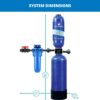 Aquasana Whole House Water Filter System - Carbon & KDF Home Water Filtration - Filters Sediment & 97% Of Chlorine - 600,000 Gl - EQ-600 - Image 4